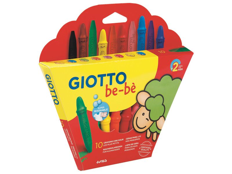 Crayons De Cire Ultra Resistants Bebe